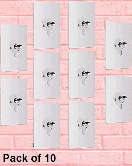 NO DRILLING SCREW WALL HOOKS |🔥PACK OF 10 PCS🔥
